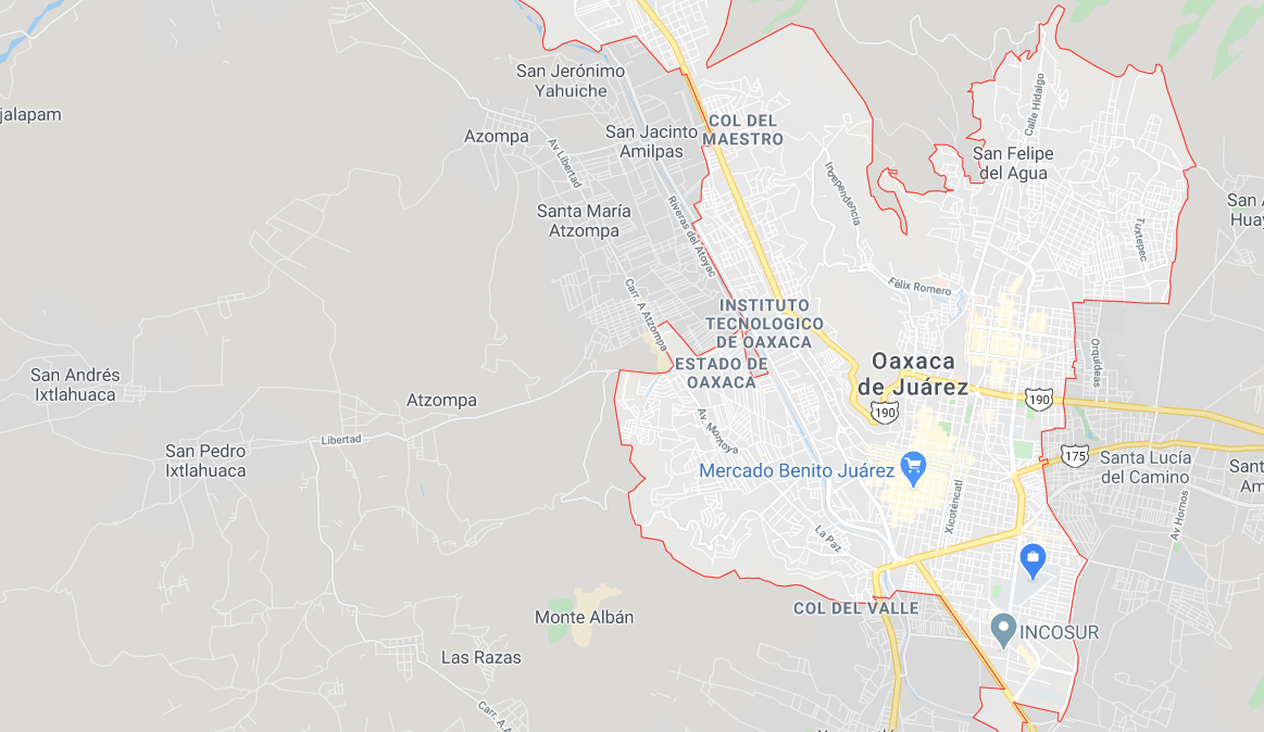mapa de localizacicon